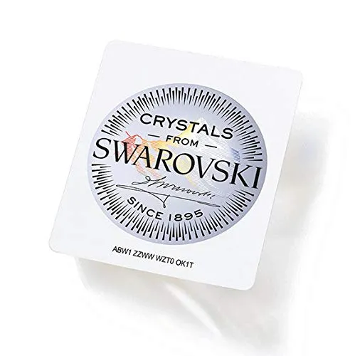 Swarovski Strass Crystal 14mm Jet Black Octagon Lily Prism Two Holes