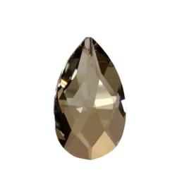 Swarovski Strass Crystal 2 inches Golden Teak Almond prism