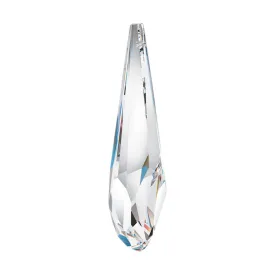 Swarovski Strass Crystal 3 inches Clear Polygon Drop prism