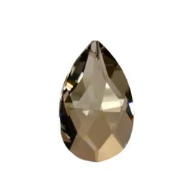 Swarovski Strass Crystal 3 inches Golden Teak Almond prism