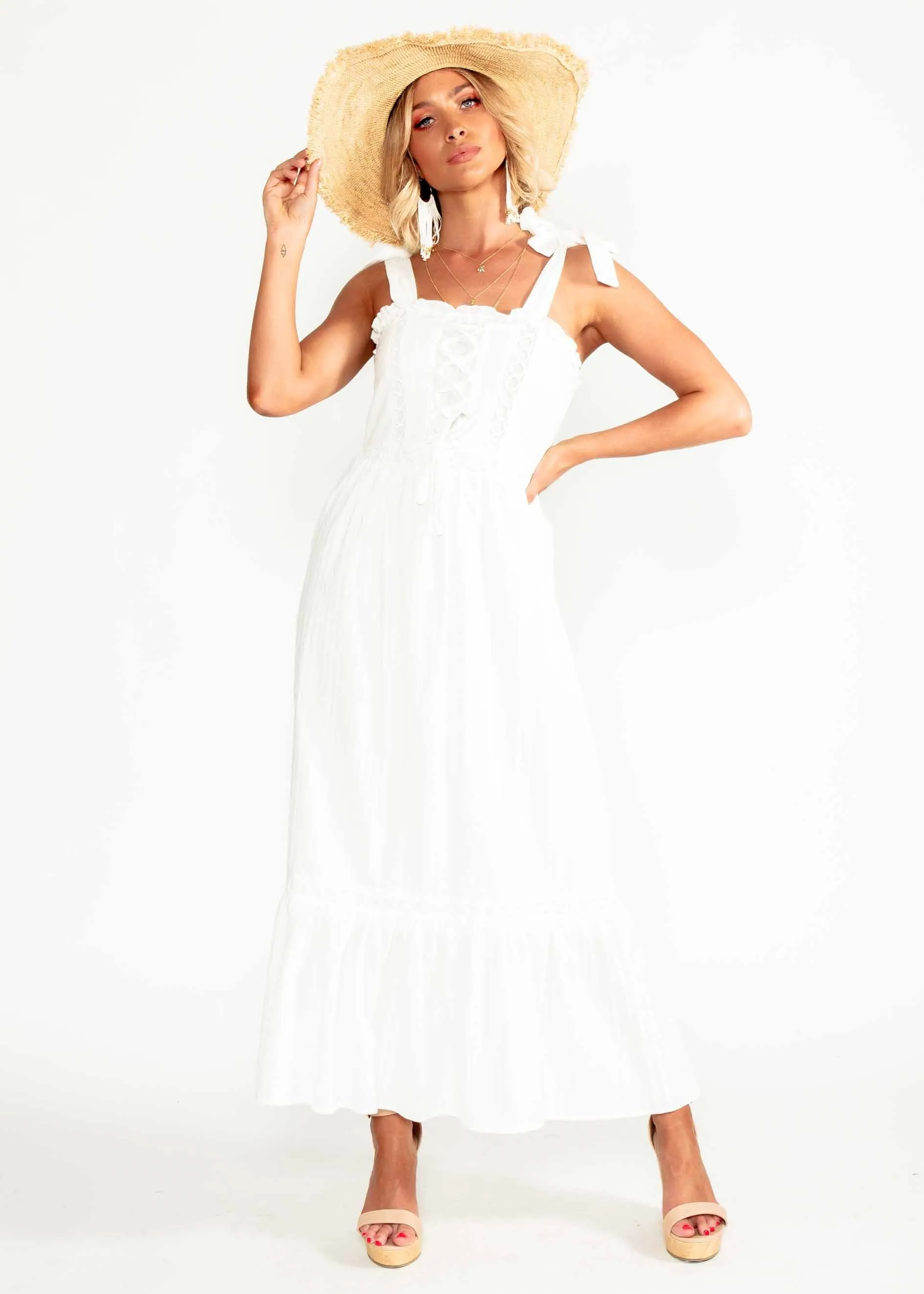 Sweetest Thing Maxi Dress - Ivory