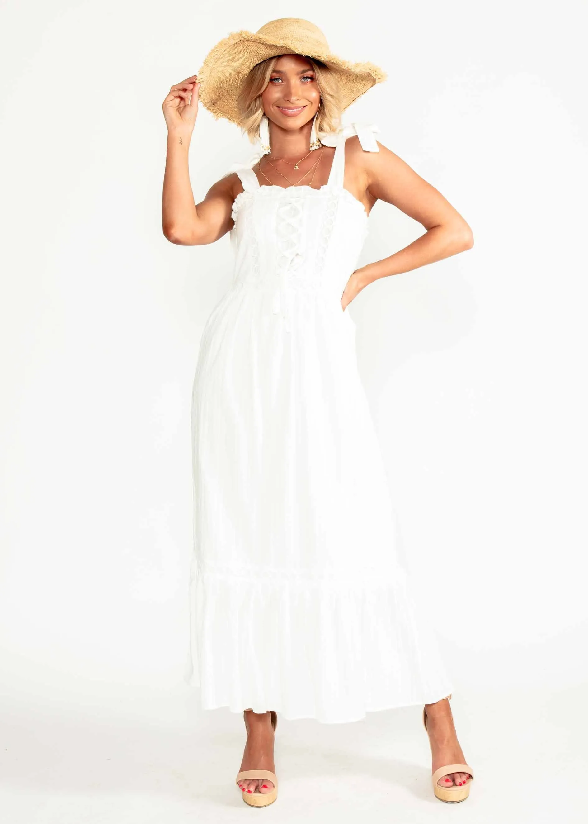 Sweetest Thing Maxi Dress - Ivory