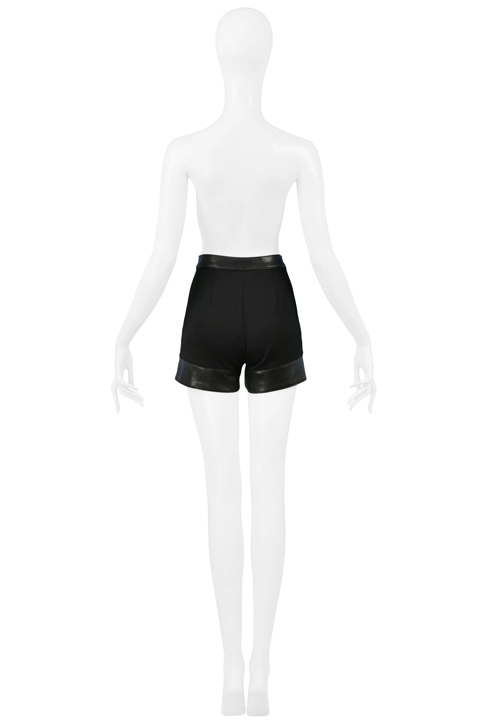 VERSACE COUTURE BLACK SHORTS