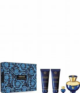 Versace Dylan Blue Pour Femme edp gift set of 4 piece by Versace