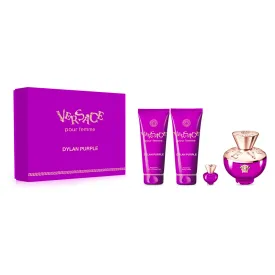 Versace Dylan Purple Set EDP 90 ML   EDP 5 ML   Crema 100 ML   Shower Gel 100 ML (M)