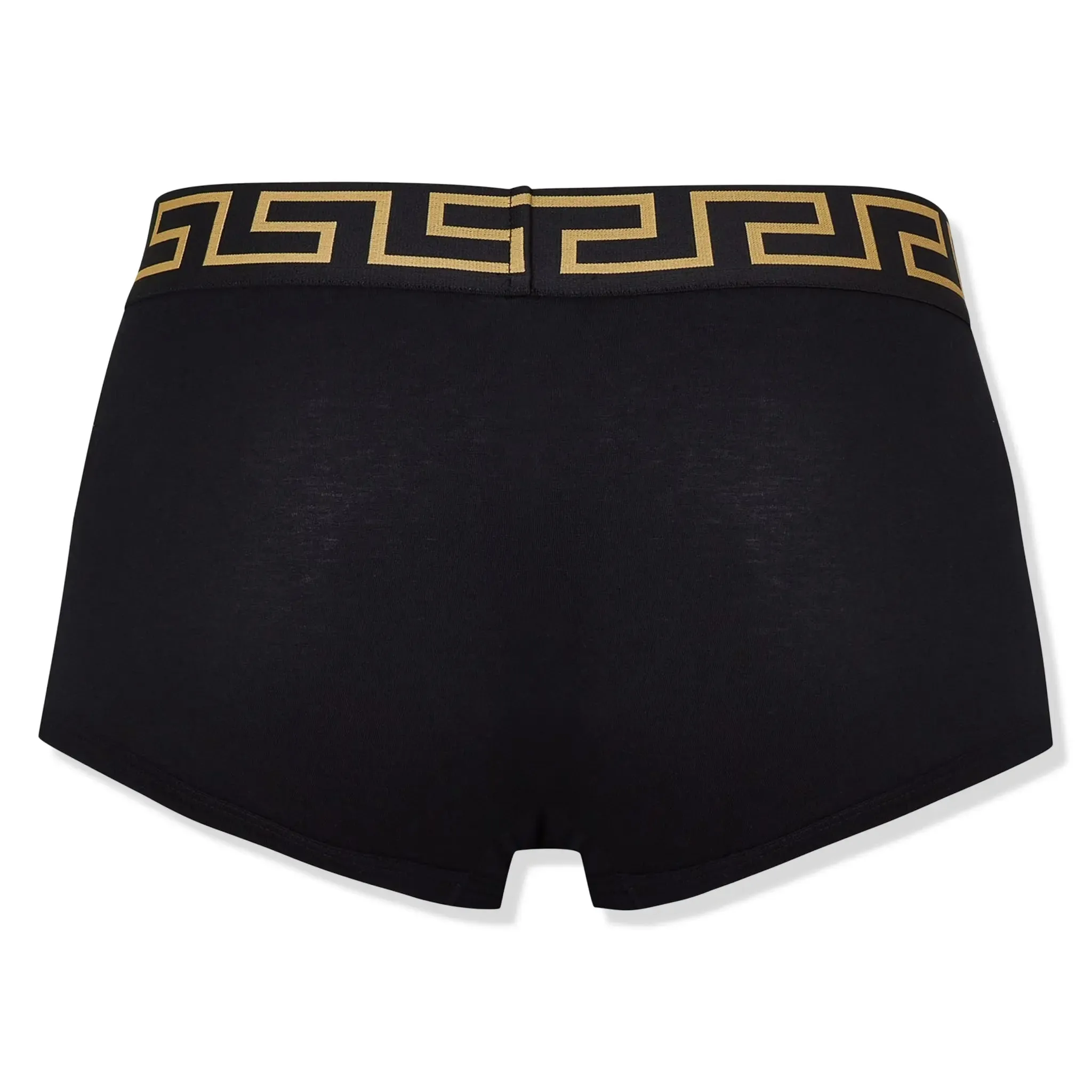 Versace Icon Greca Waistband Black Trunks Two Pack