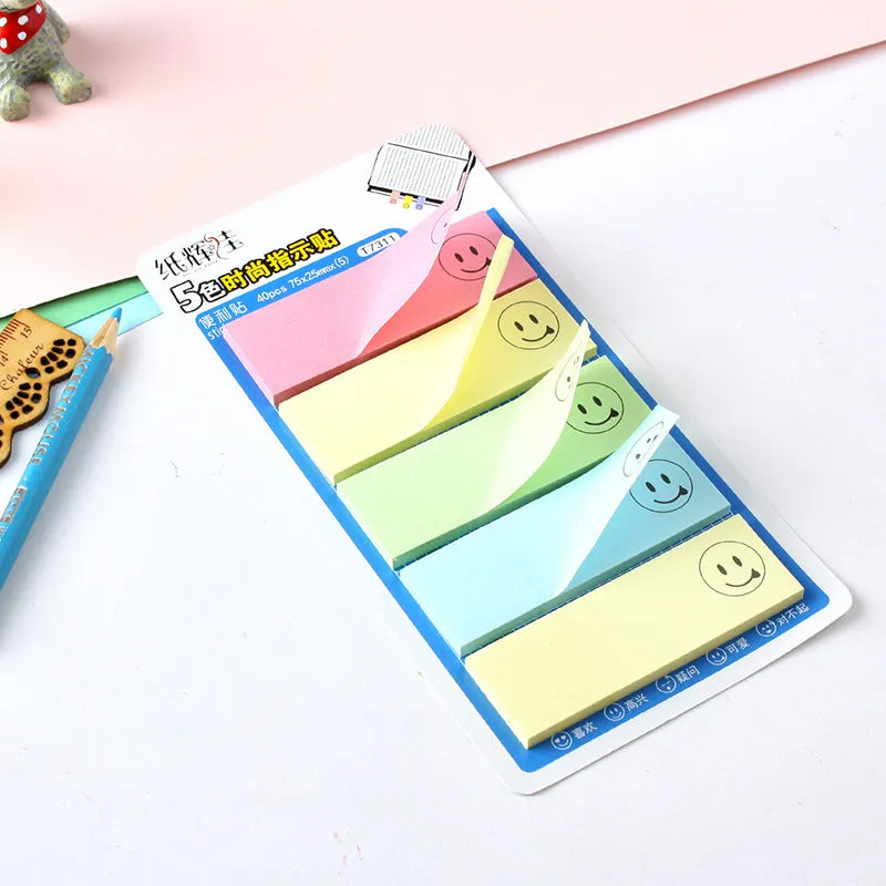 Wholesale Cute Colored Tearable Paper Convenience Stickers