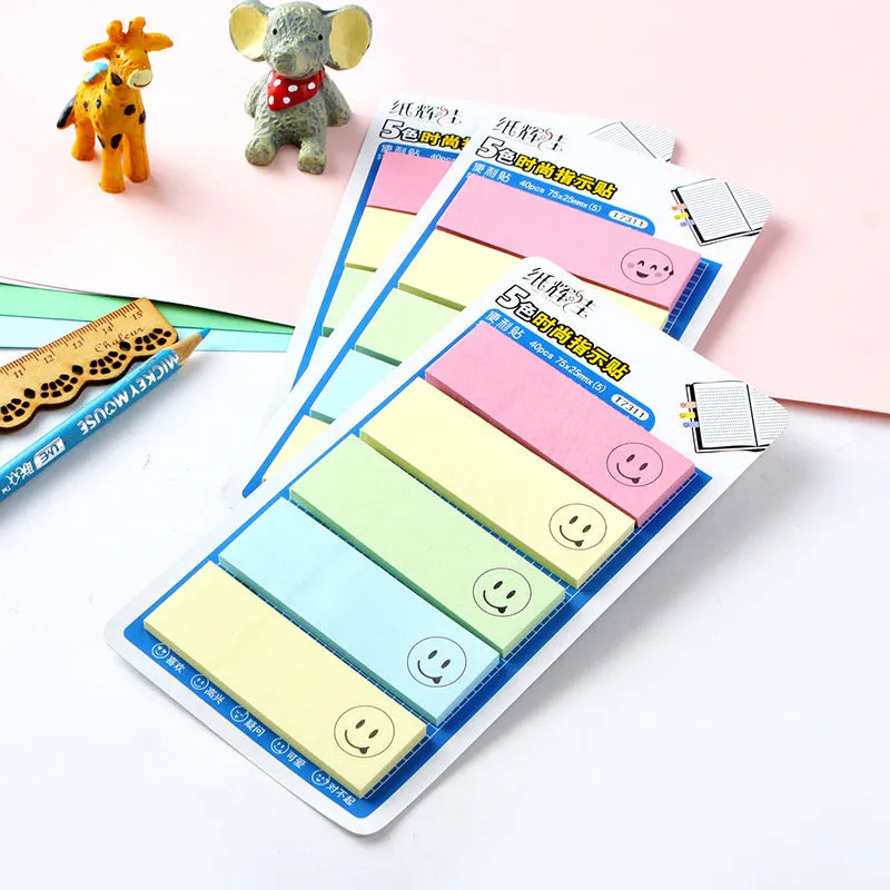 Wholesale Cute Colored Tearable Paper Convenience Stickers