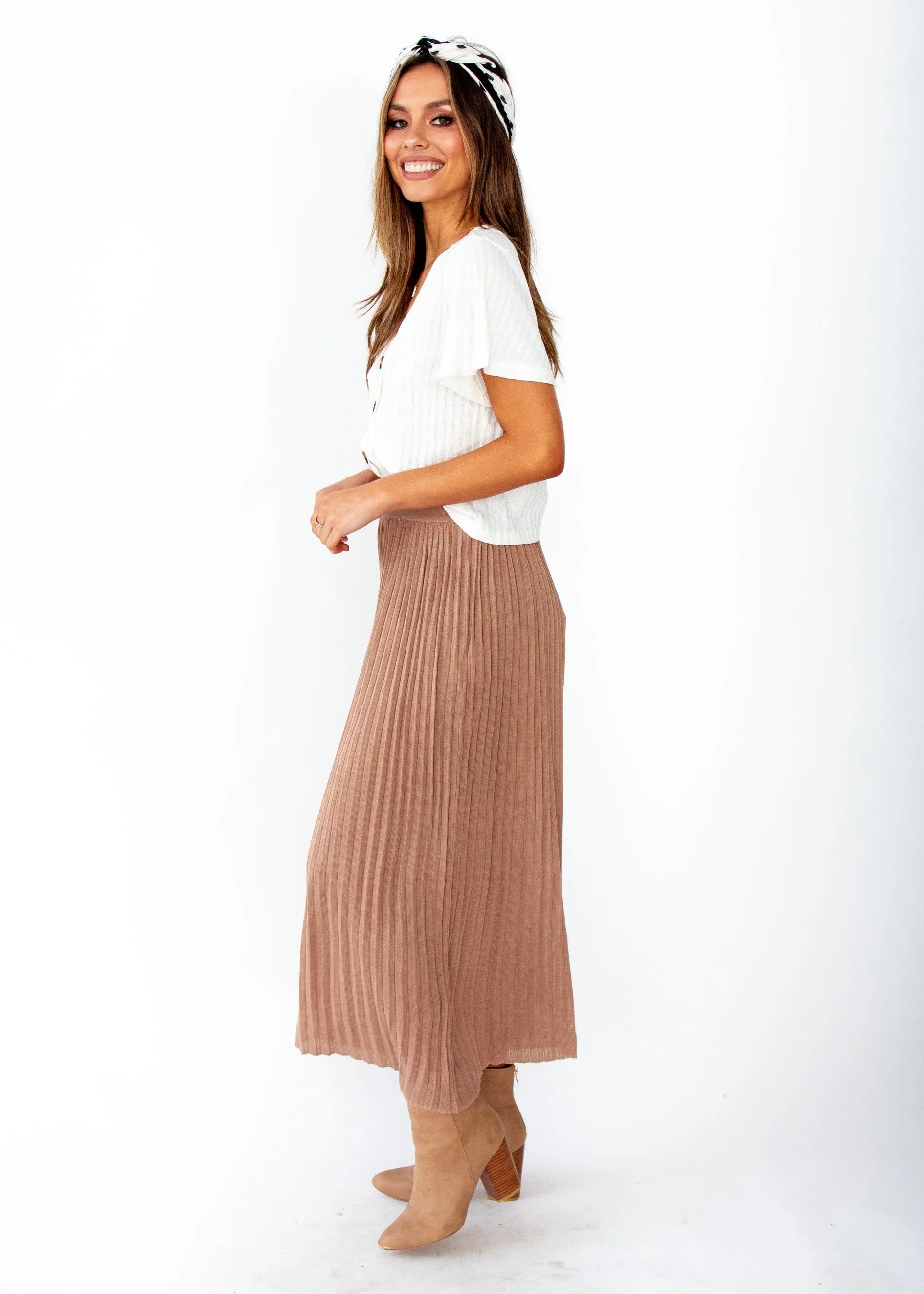 Wintercrest Knit Culottes - Mocha