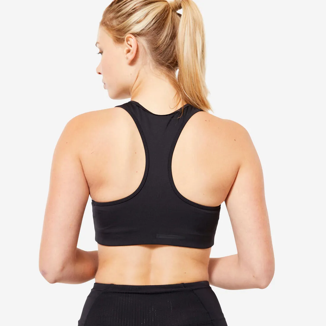 Women's Medium Support Racer Back Lined Sports Bra