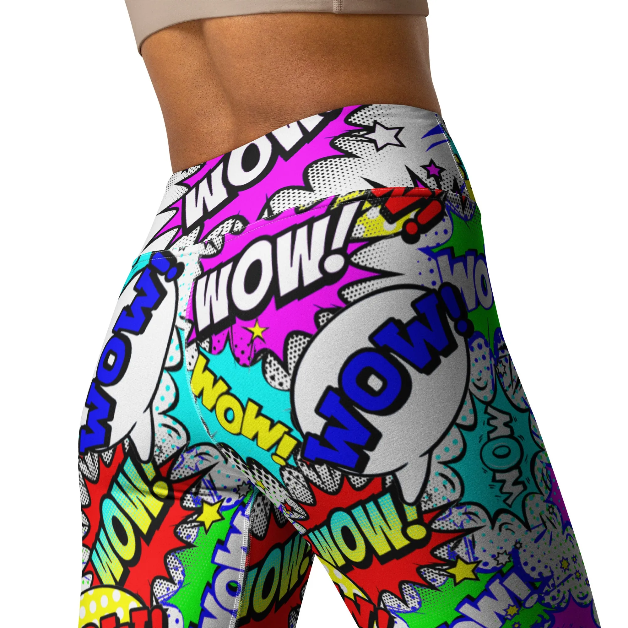 Wow! Cartoon Yoga Leggings, lioness-love