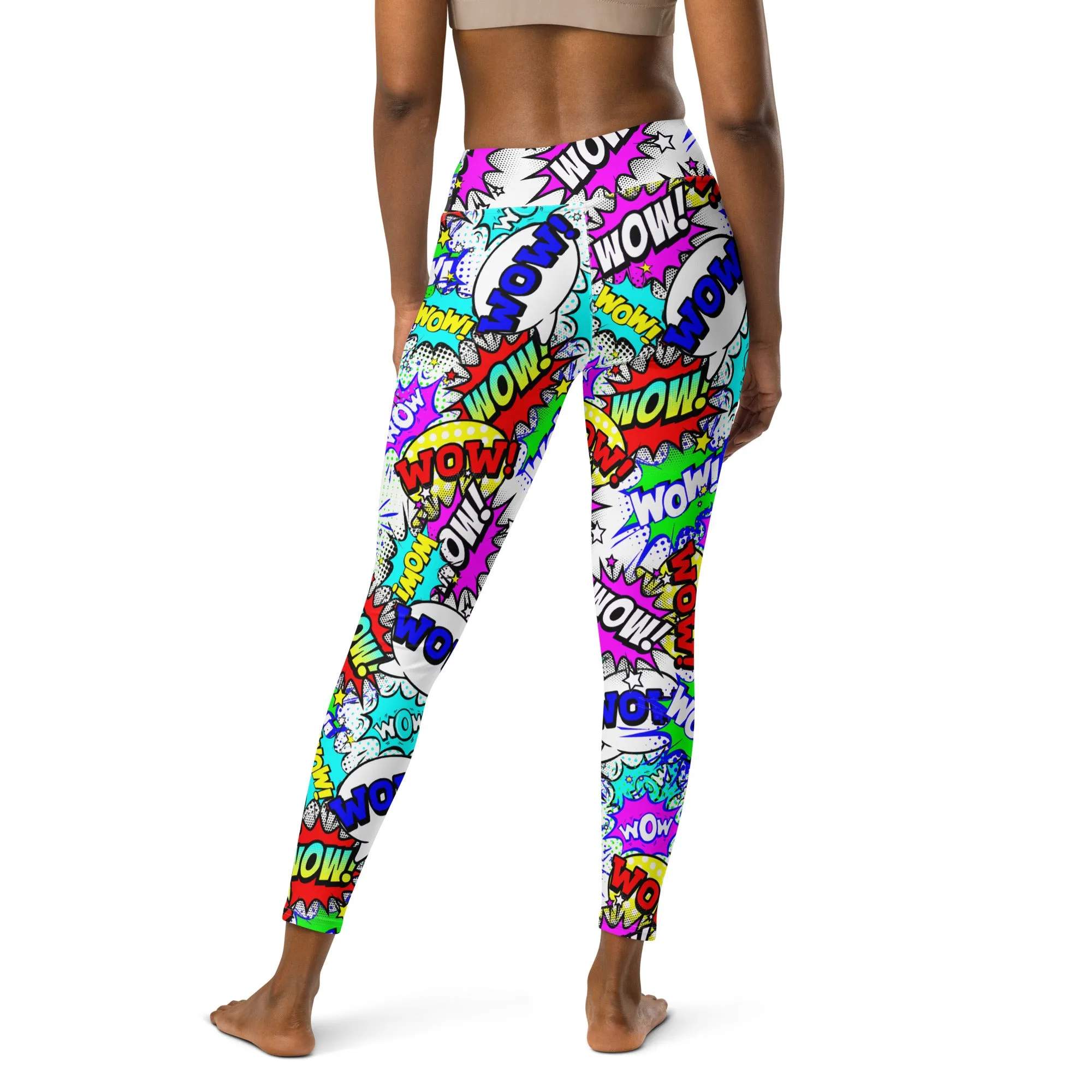 Wow! Cartoon Yoga Leggings, lioness-love