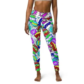 Wow! Cartoon Yoga Leggings, lioness-love