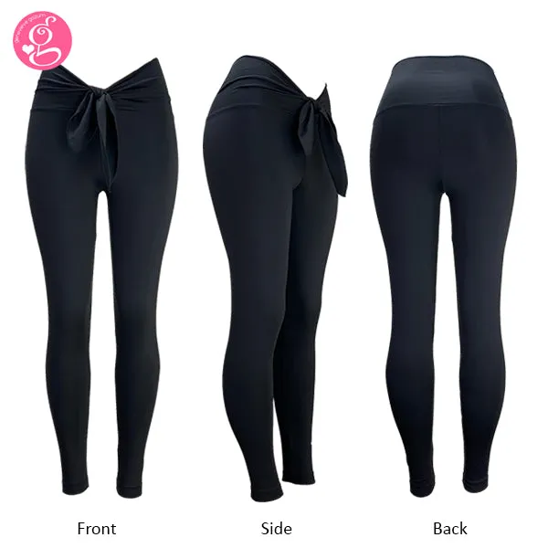 Y Workout Tie Up Waist Leggings